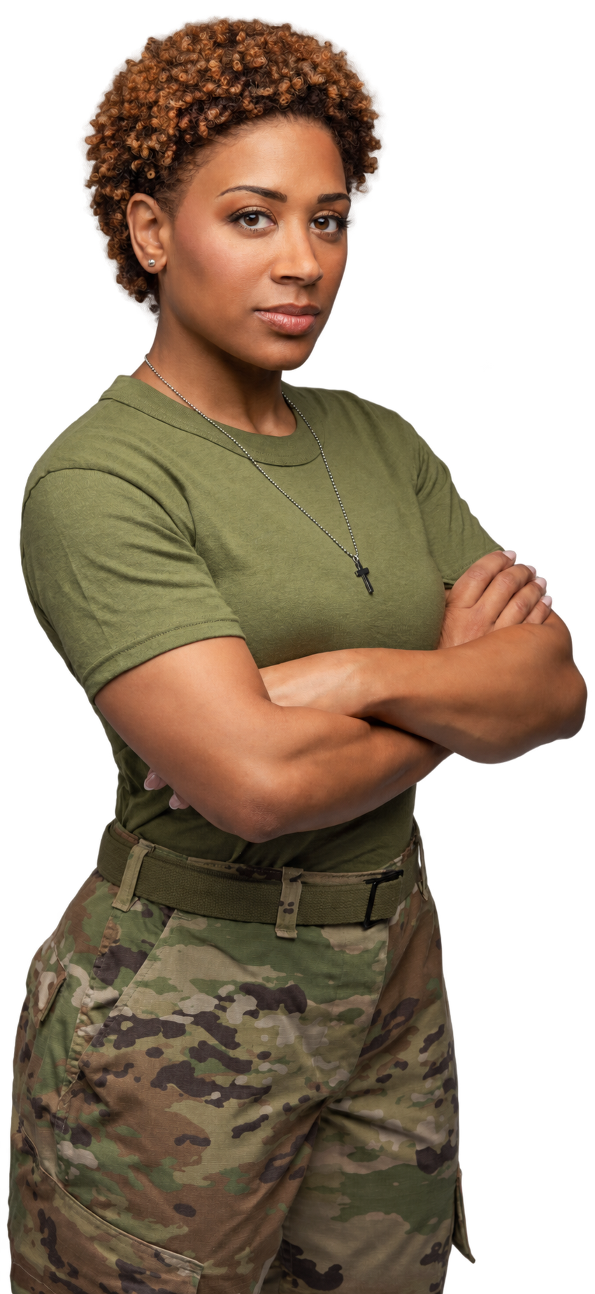 Shalliea Mitchell, founder of Mission MomVet™, wearing an Army uniform